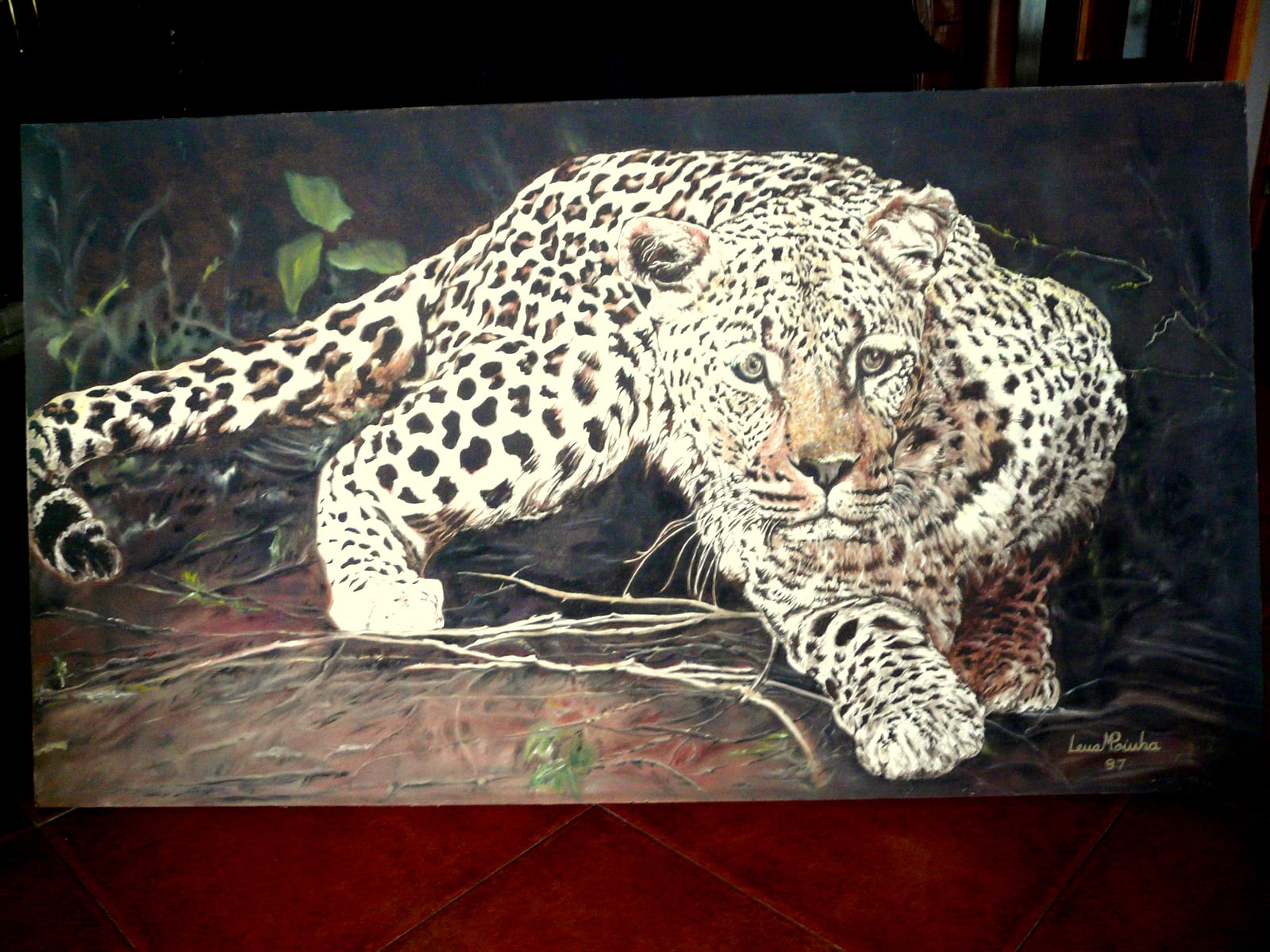 Leopardo Rastejando