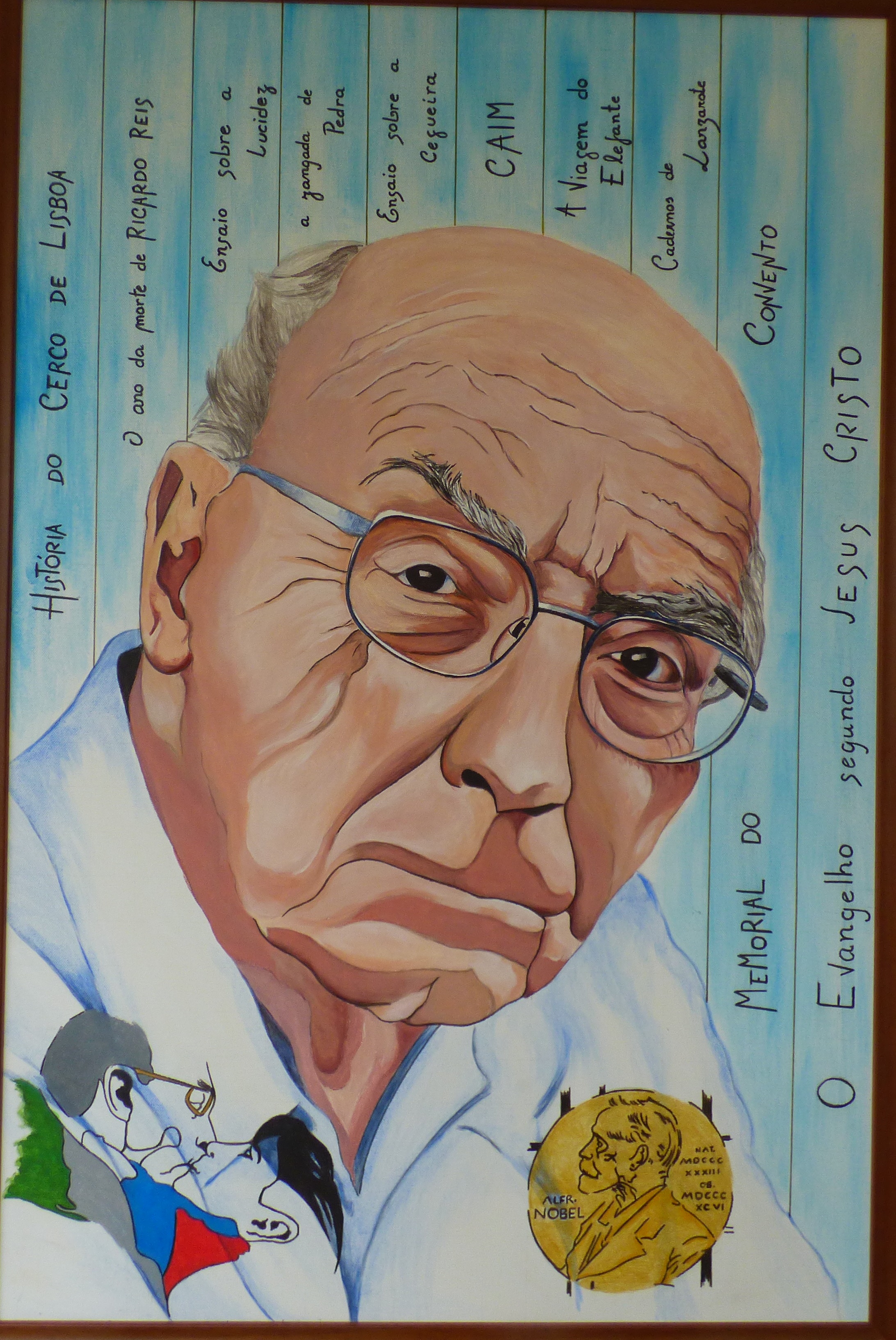 Centenario Saramago 100x80cms