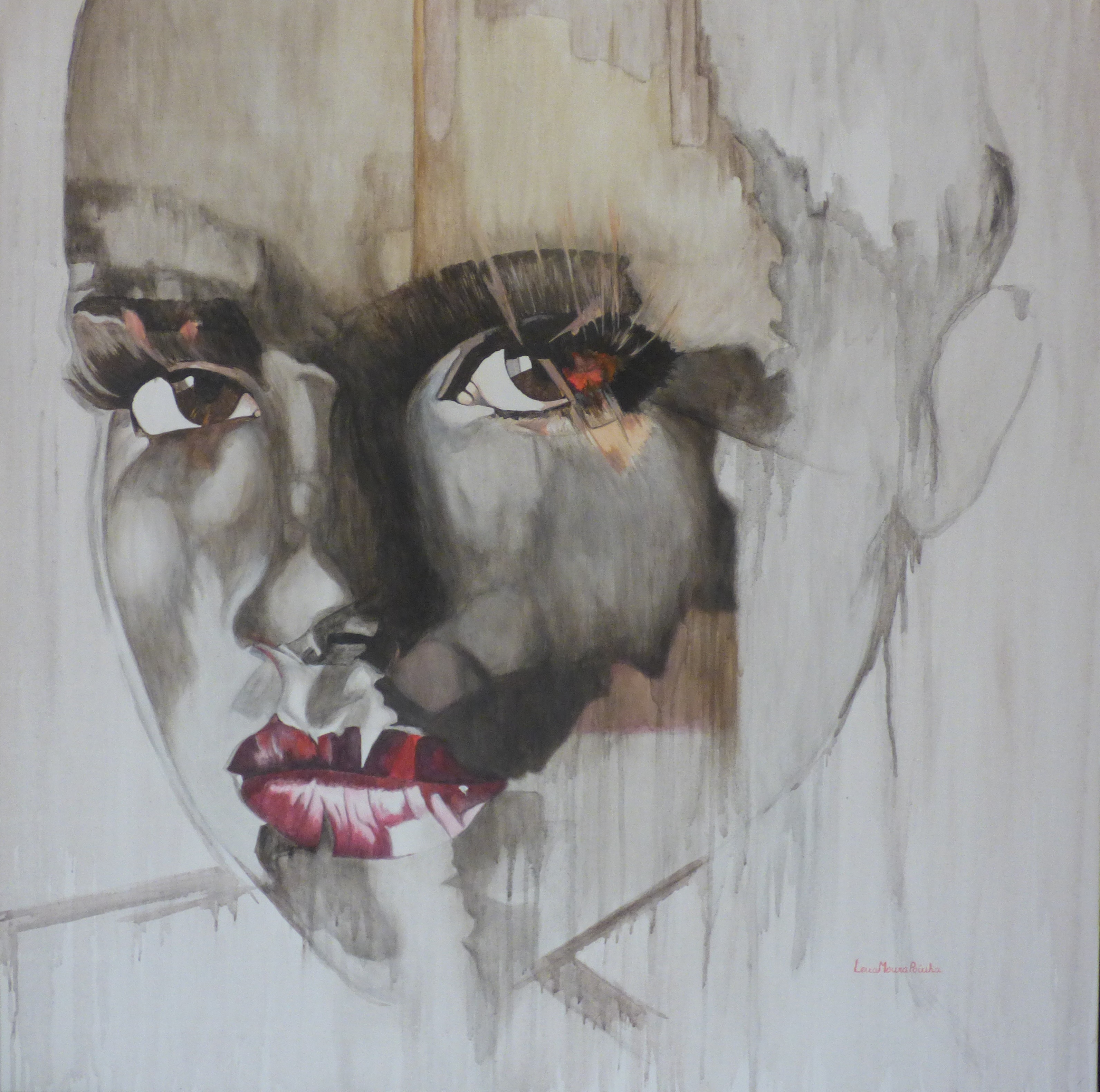 Cyber Beauty 80x80cms