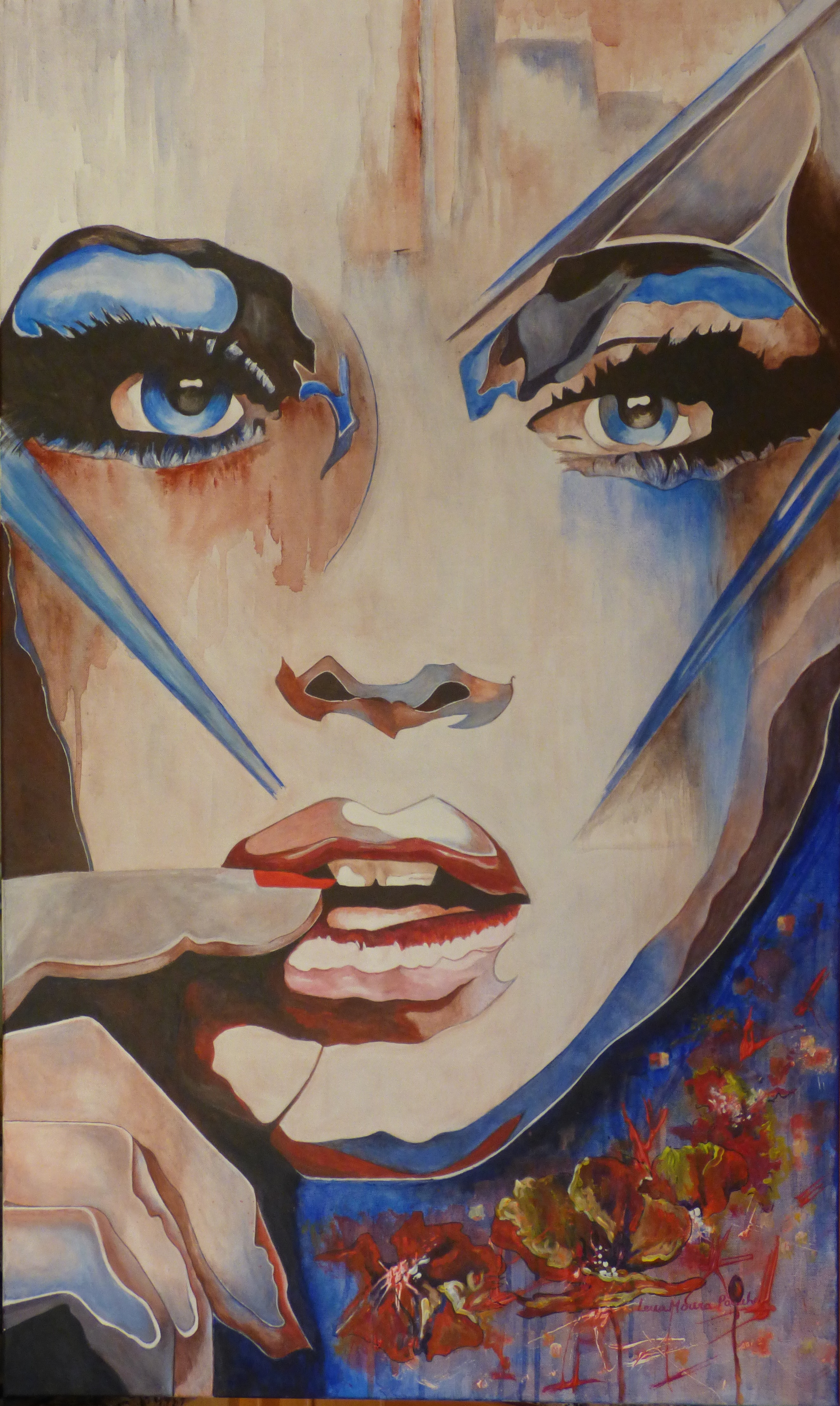 Dreaming Blue 100x60cms