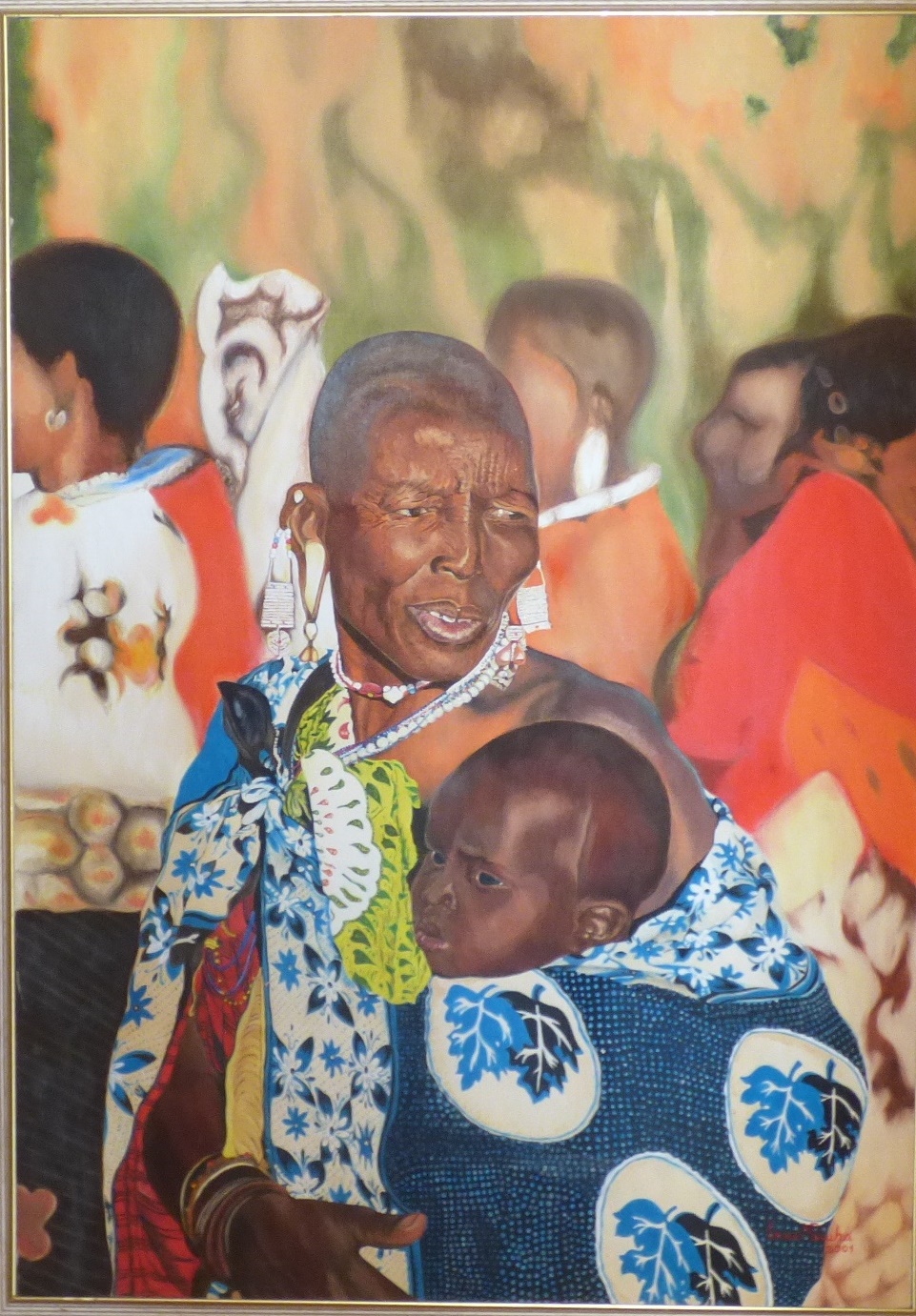 In The Market 90x70cms