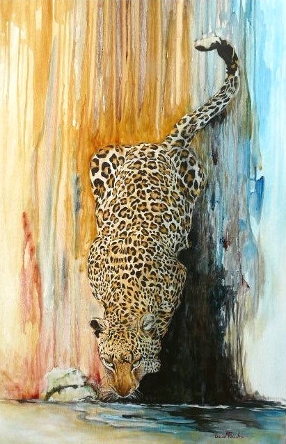 Leopardo 100x60cms