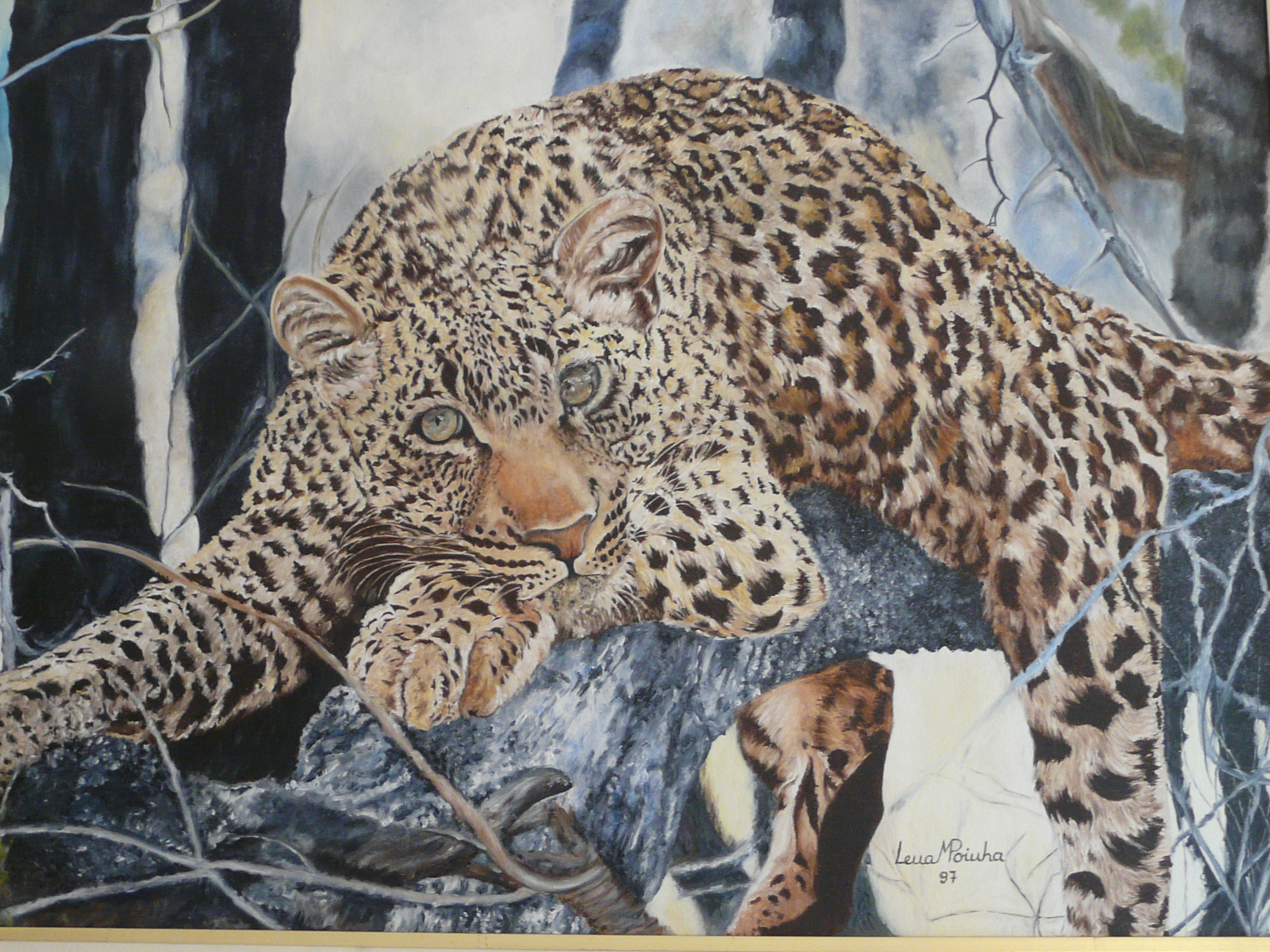 Leopardo 60x90cms
