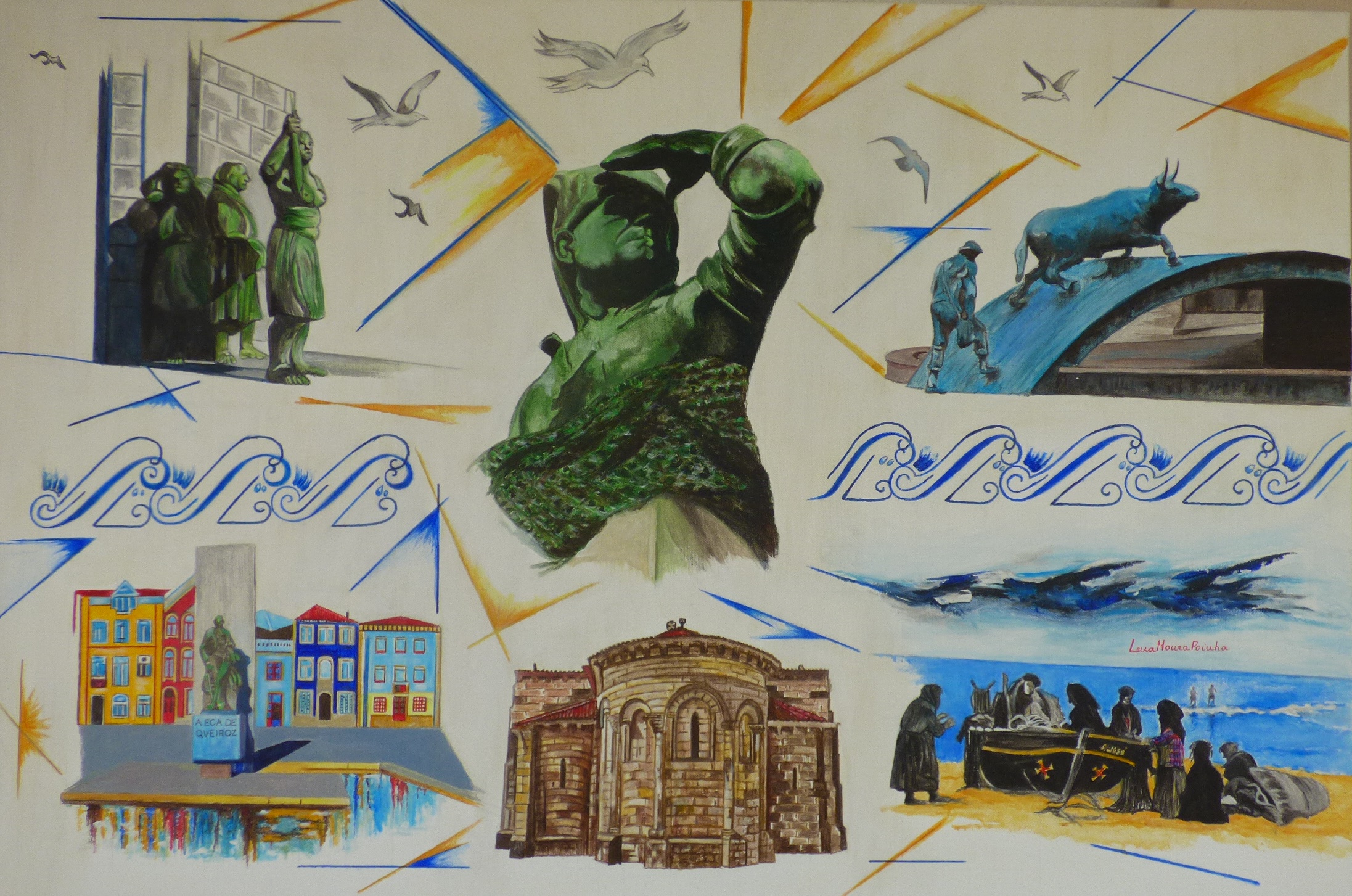 Povoa De Varzim 60x90cms