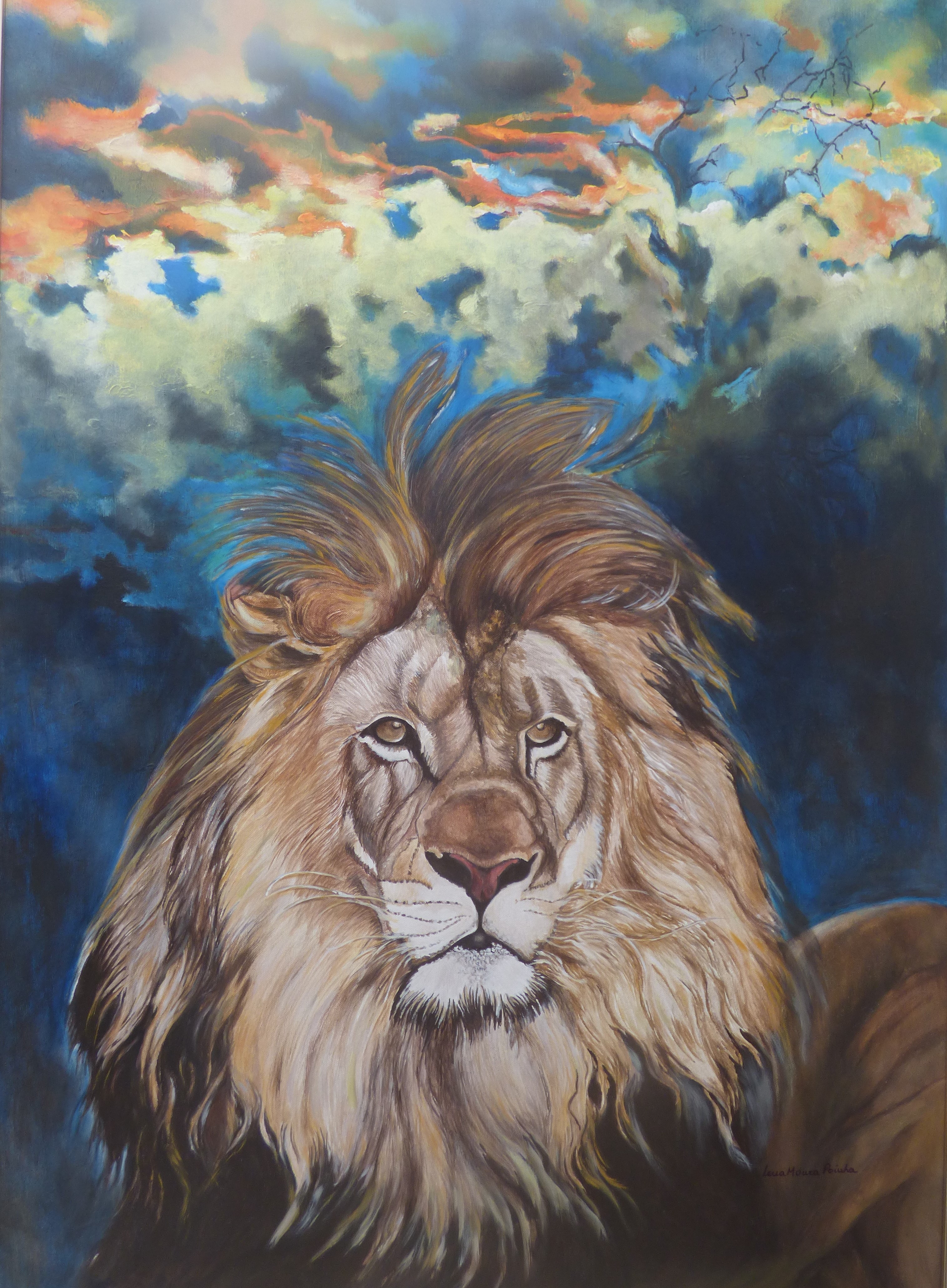 Rei Do Jungle 100x70cms