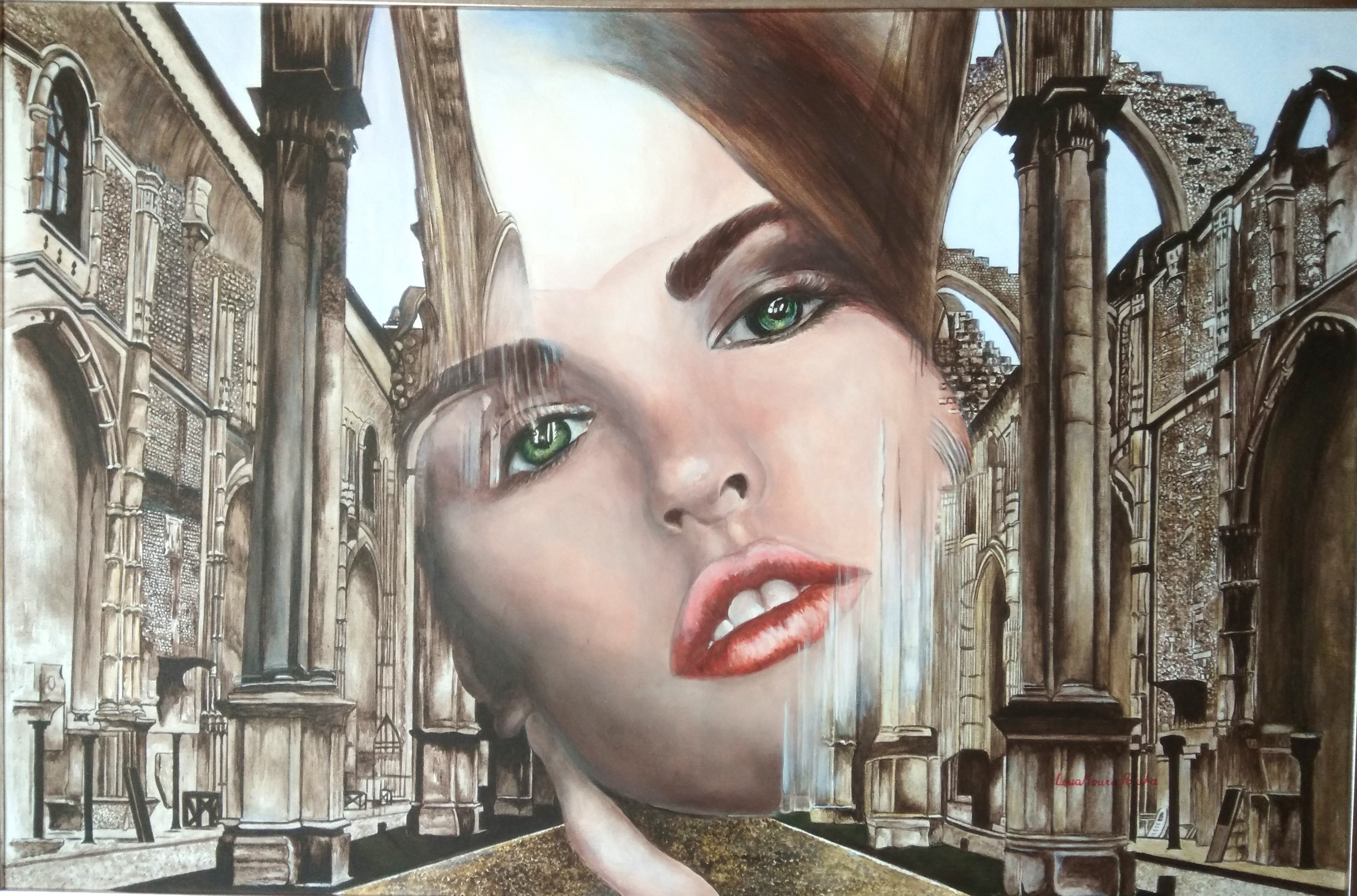 Ruinas Do Convento Do Carmo 60x90cms